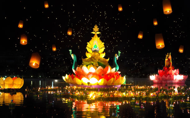 Loi Krathong Festival In Thailand