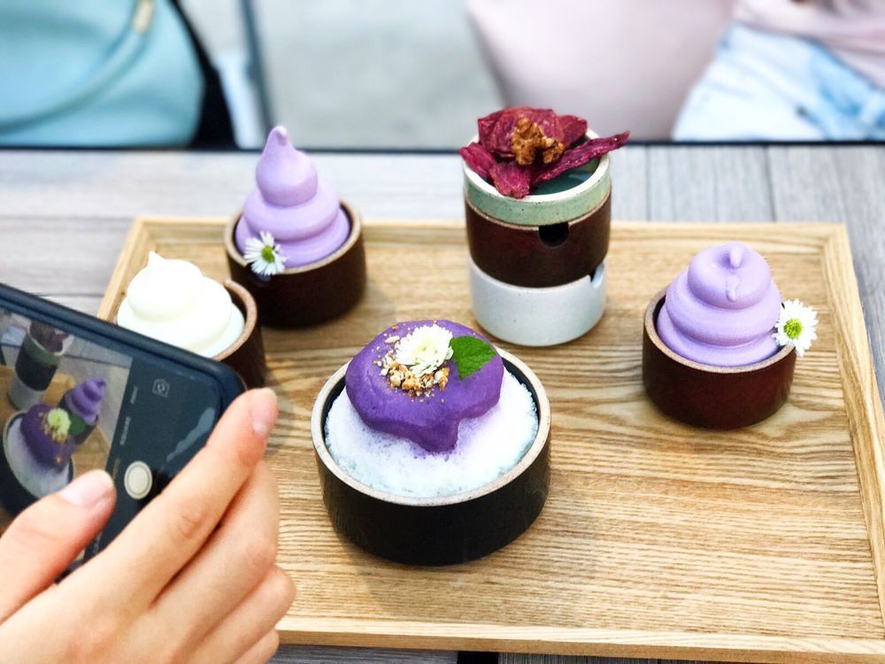 Cafe Bora - Purple Cafe in South Korea